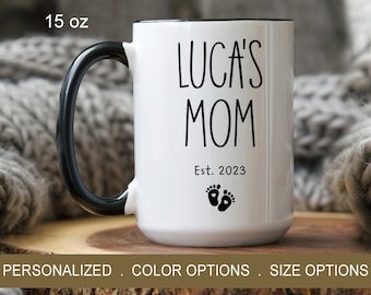 Custom Mom Mug, Personalized Mothers Day Gift, Gift for Mom, Custom Child Name Mug