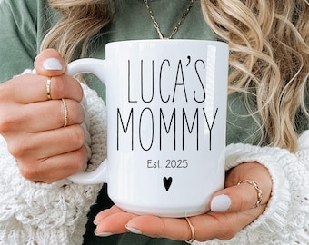 New Mom Mug, Mothers Day Gift, First Time Mom Gift, Pregnancy Announcement