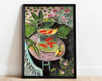 Henri Matisse Goldfish – Gallery-quality Hand-painted Oil on