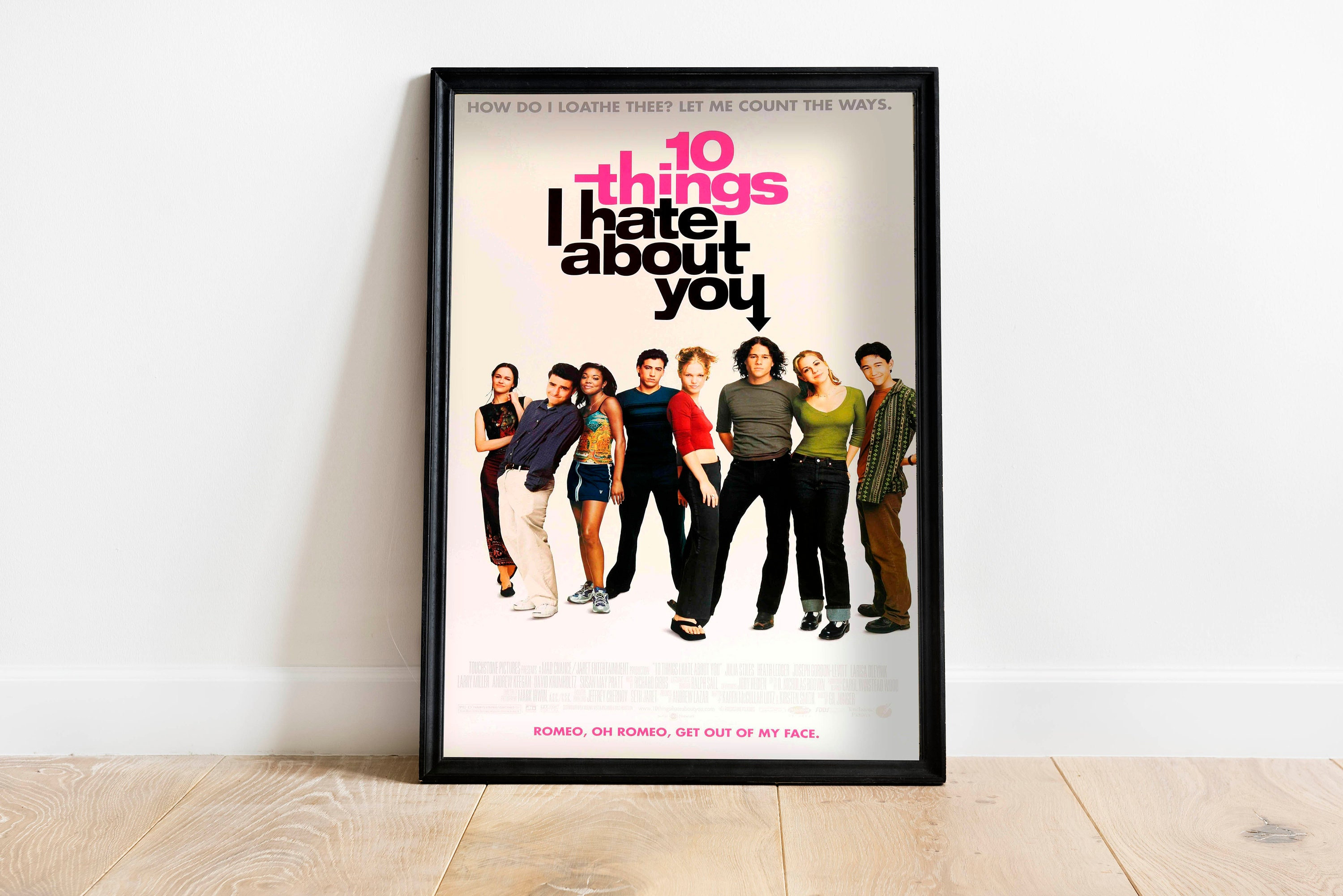 10 Things I Hate About You Alternative Minimalist Movie Poster 90's Poster  for Sale by Ruby Star