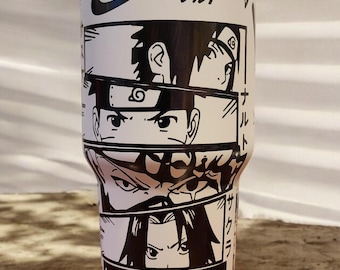 40oz Anime Laser Engraved Tumbler