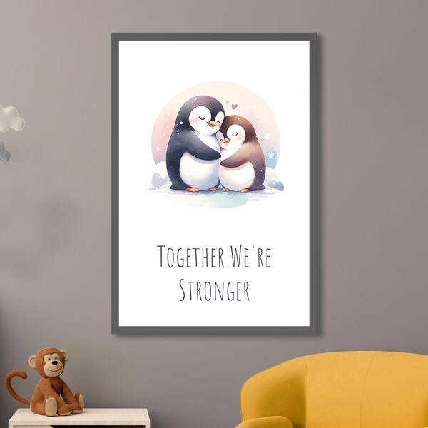 Penguin Love - Etsy