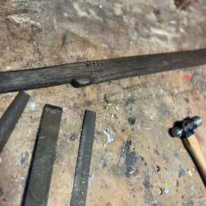 Small Handmade Wooden Blade with Engraved Nordic Runes