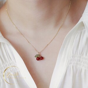 Cherry necklace forever 21 2025