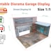 DIY Printable Diorama 2 Floor Garage 1:18 Instant Download Pdf, Stl ...