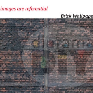 DIY Brick Wall Sheets 1:18 Scale Diorama Building Wallpaper Pattern Kit ...
