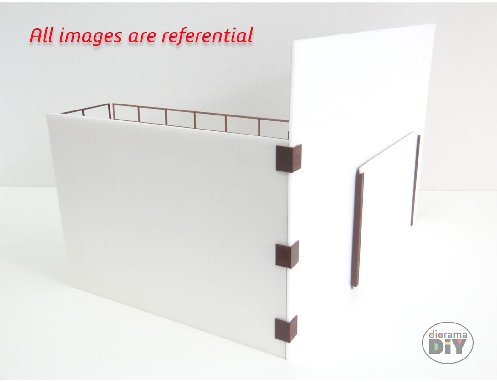 DIY Printable Diorama 2 Floor Garage 1:18 Instant Download Pdf, Stl ...