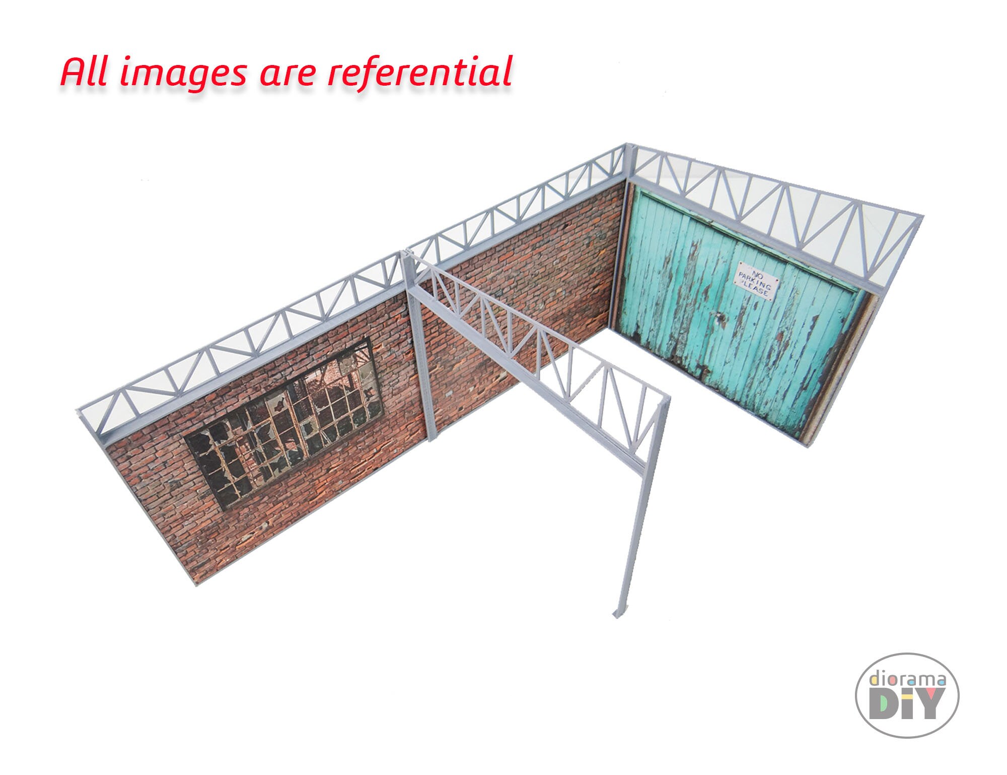 DIY Printable Diorama Garage Shed 1:18 Instant Download Pdf, Stl Files ...