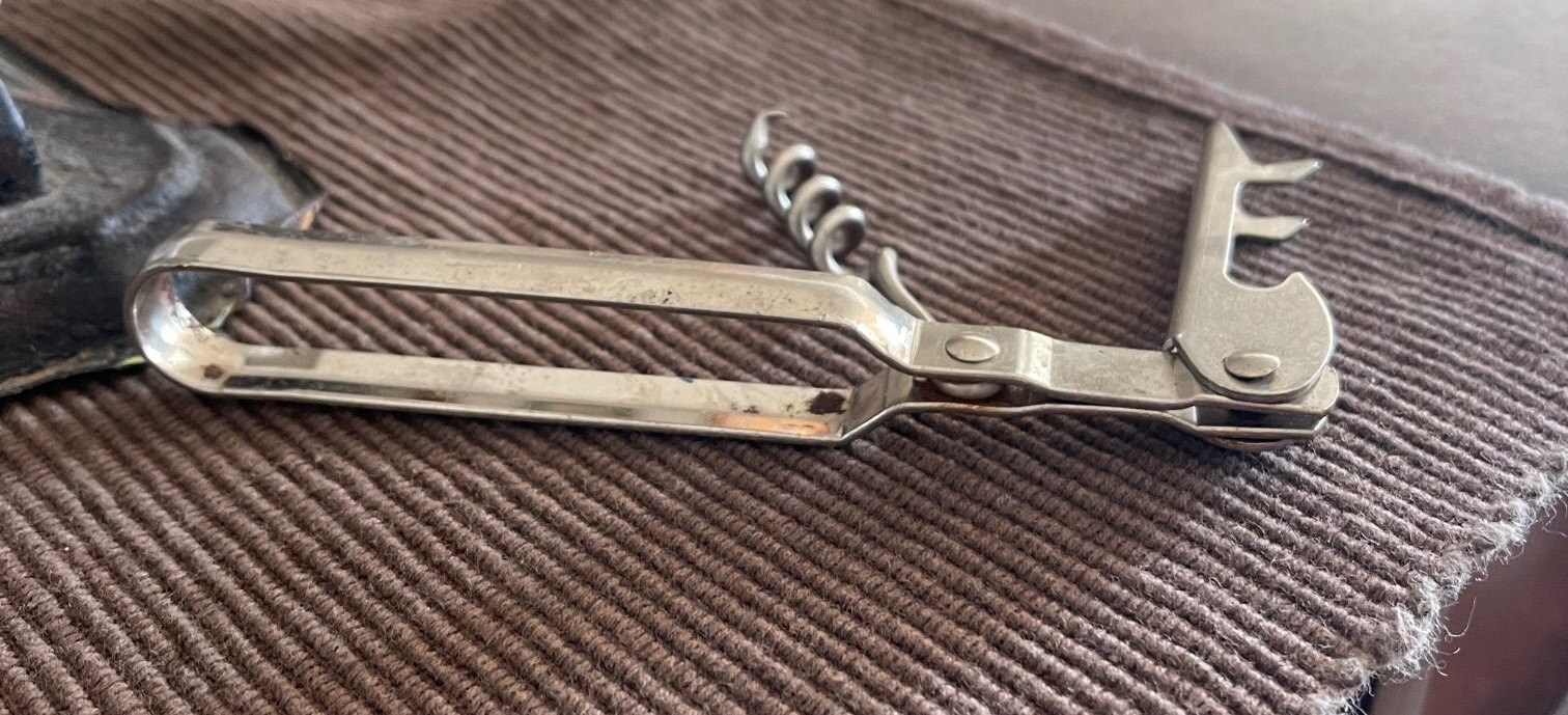 Vintage EKCO Kitchen Corkscrew Bottle Can Opener Made in USA Etsy