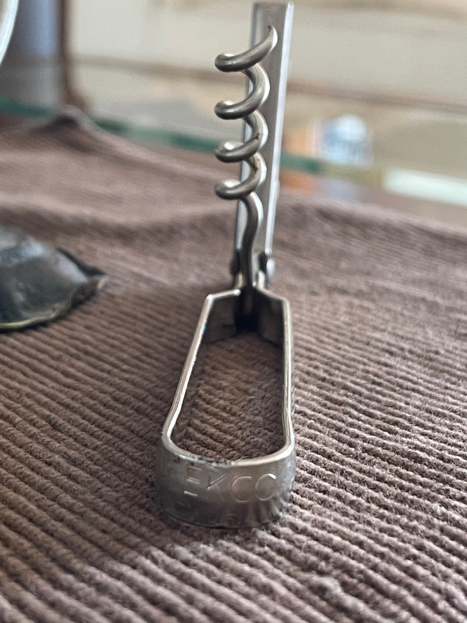 Vintage EKCO Kitchen Corkscrew Bottle Can Opener Made in USA Etsy