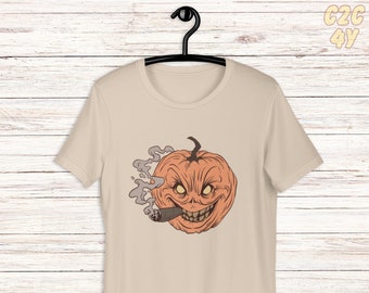 Smoking Pumpkin Shirt, Halloween Shirt, Pumpkin Shirt, Halloween Gift