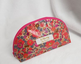 trousse en liberty forme demi rond