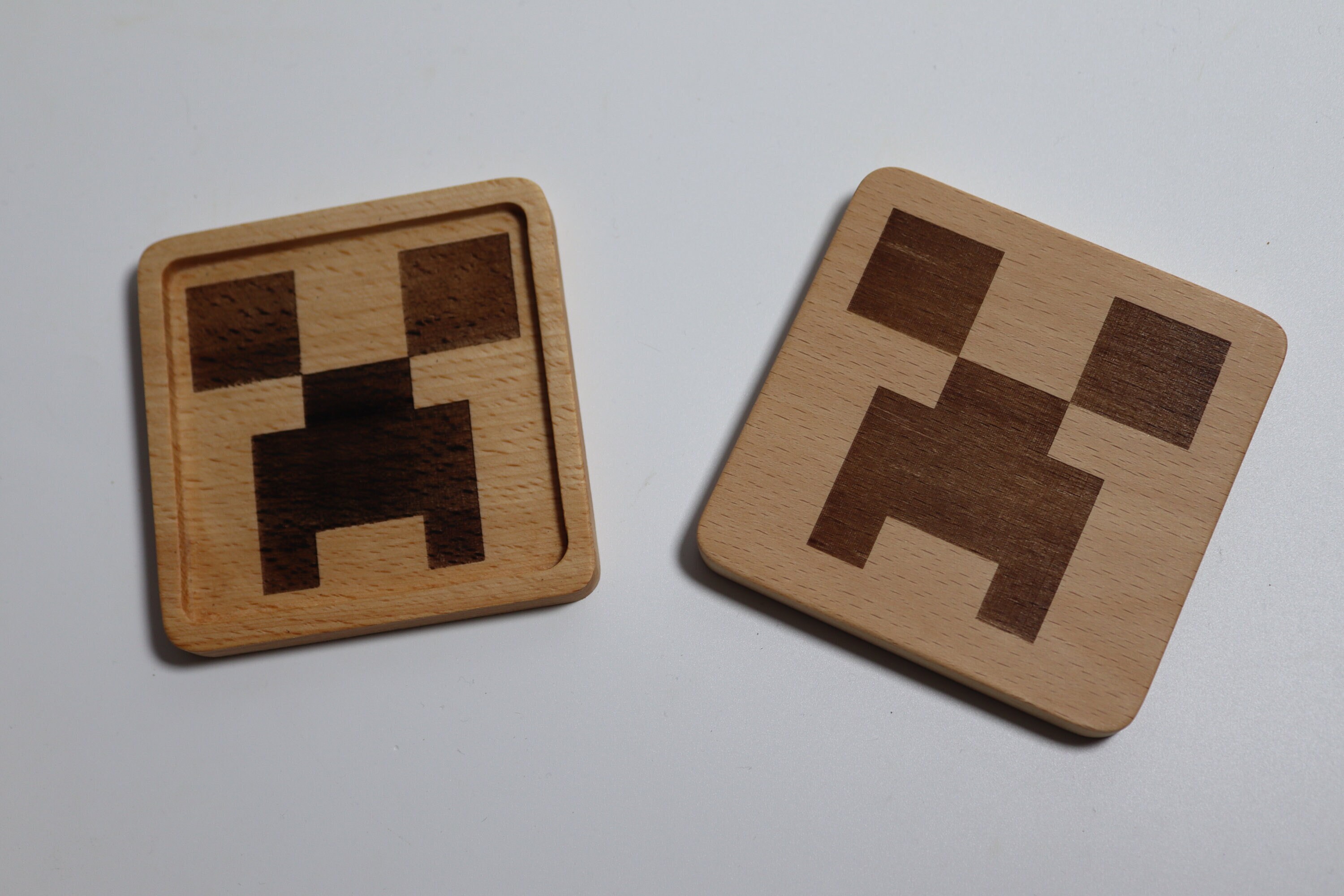 Minecraft Creeper Coaster Etsy