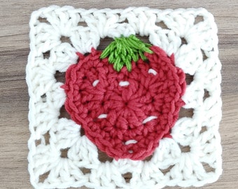 Modèle au crochet fraise grand-mère (téléchargement PDF)
