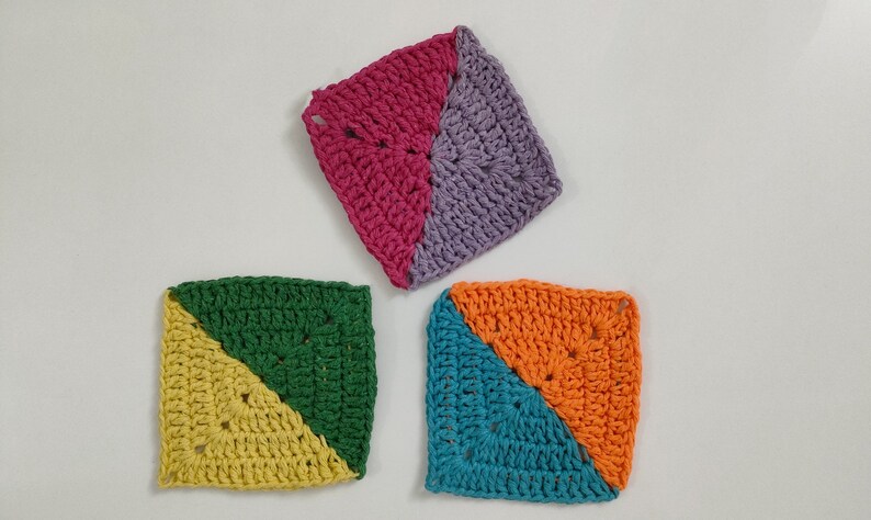 Solid Granny Square Crochet Pattern: Beginner Blanket Motif (PDF Pattern) image 3