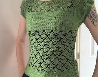 Crochet Sleeveless Top Pattern: Easy Summary Women's Top (PDF)