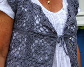 Vest top granny squares easy simple waistcoat sleeveless top PDF download