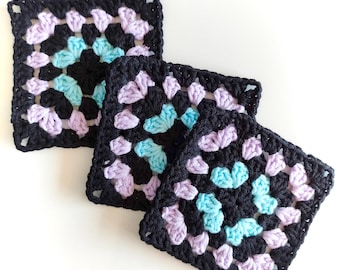 Easy Crochet Grandma Square Pattern: Anfänger klassisch (PDF)