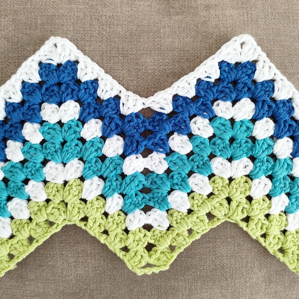 Ripple granny stitch crochet pattern, granny stitch crochet pattern pdf