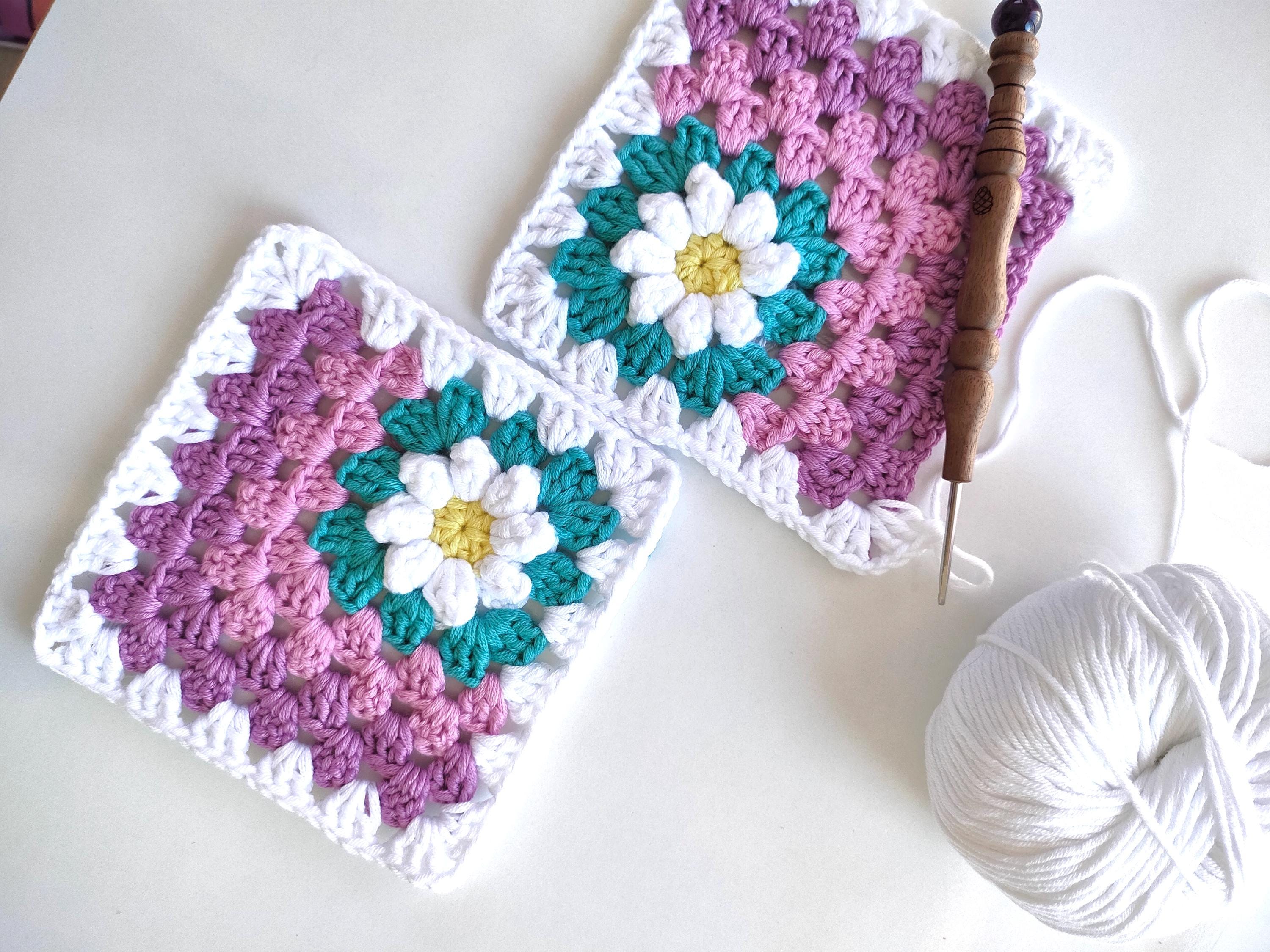 Daisy square pattern - Etsy 日本