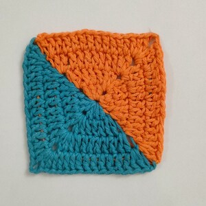 Solid Granny Square Crochet Pattern: Beginner Blanket Motif (PDF Pattern) image 4