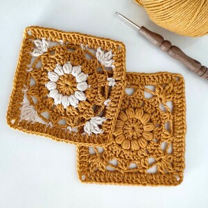 Granny Square Crochet Pattern: Motif for Bag, Blanket (Digital Download)