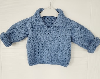 Patrón de ganchillo para sudadera con capucha de bebé, Cárdigan Mavis (Patrón en PDF)