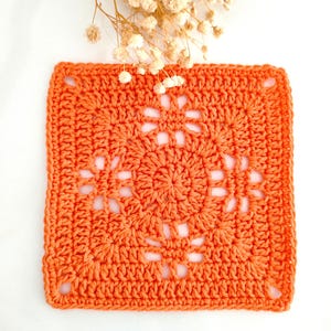 Granny square pattern flower lace vintage pattern beginner pattern crochet instant download PDF