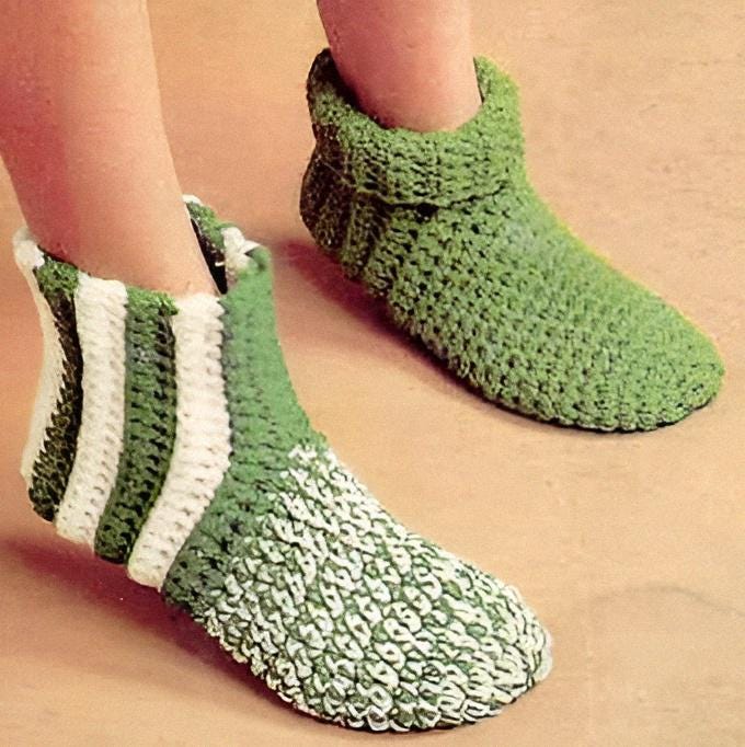 Men Crochet Shoes