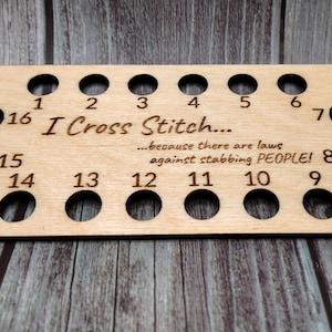 Laser Cut Wooden Floss Holder