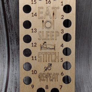 Laser Cut Wooden Floss Holder