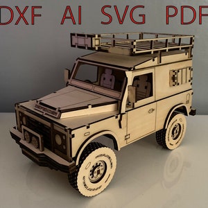 Pacchetto file laser e vettoriale Land Rover Defender 90 - 3 mm