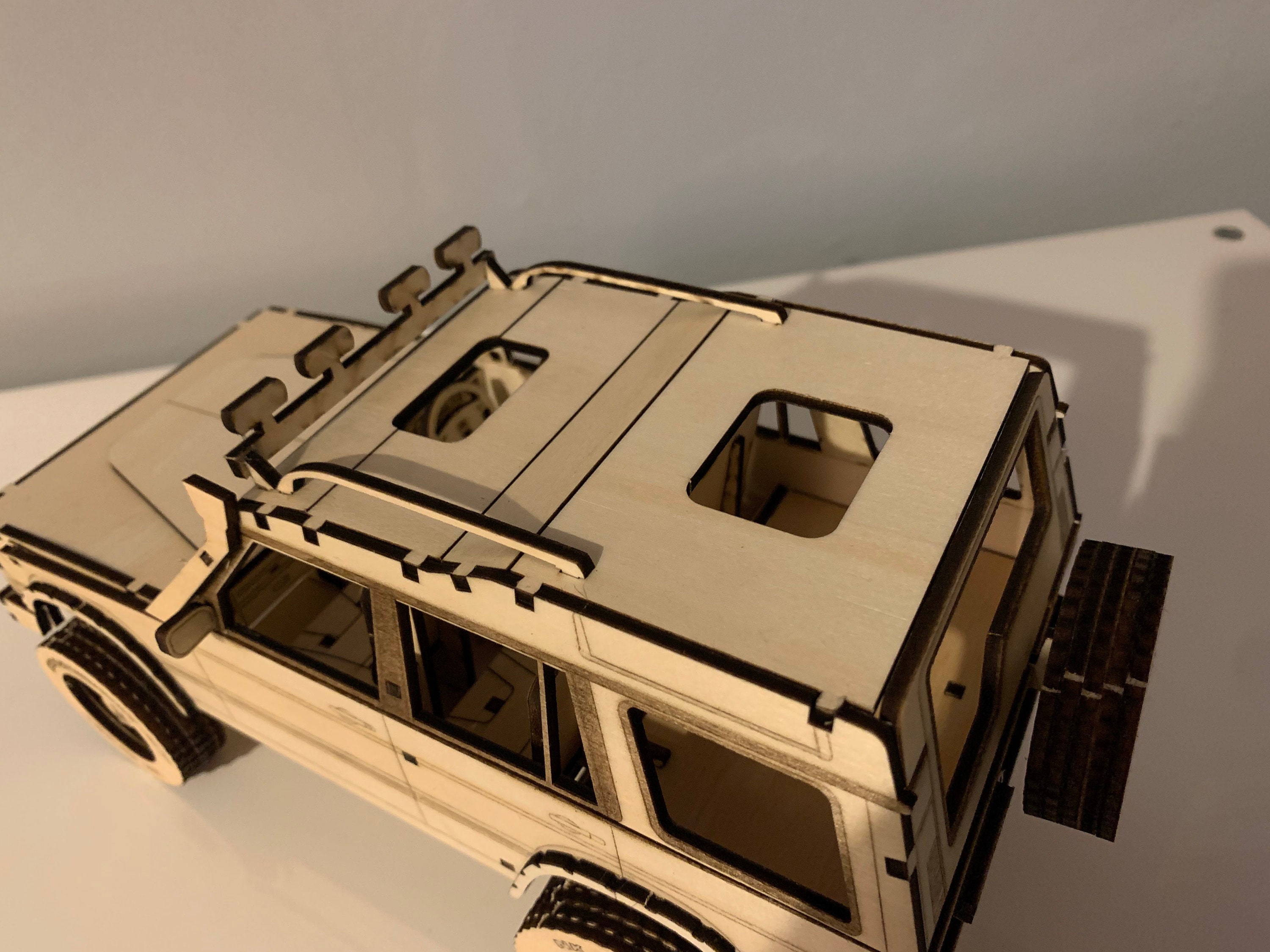 Land Rover Discovery Wooden Model Kit - Etsy