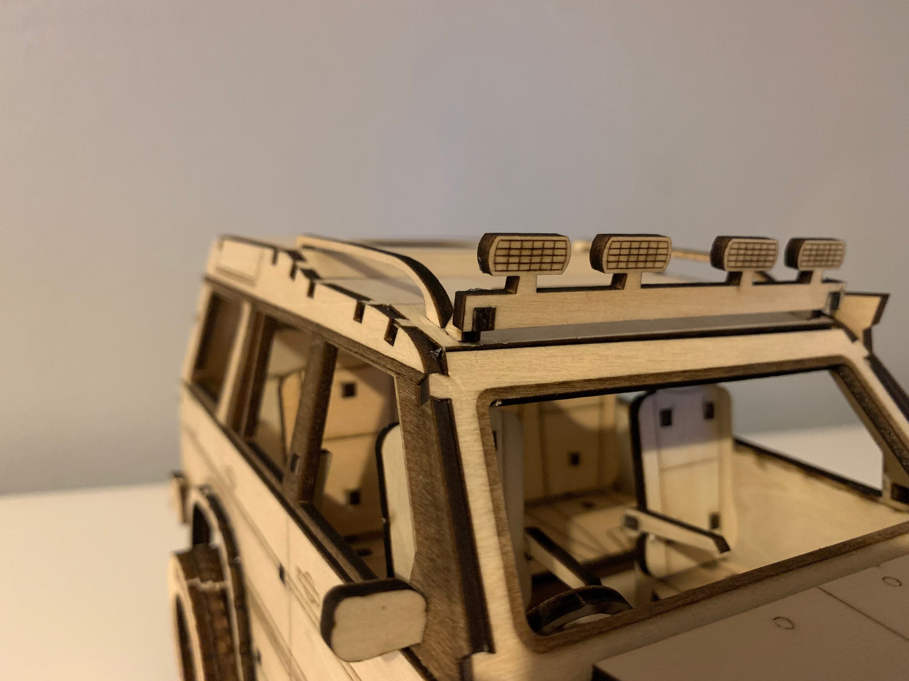 Land Rover Discovery Wooden Model Kit - Etsy