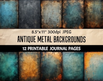 Grunge Background Printable Junk Journal Pages, Digital Paper for Scrapbooking Cards Crafting Collage Books Making