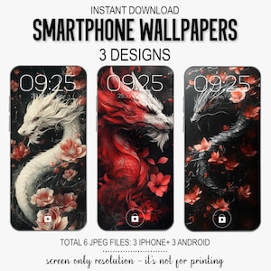 Dragon Gothic Flowers Phone Wallpaper Vintage Dark Floral Fantasy Mobile Screen Background 3 Downloadable Goth Theme iPhone Images Mystic