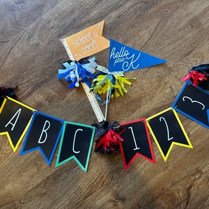 Back to School Flag Set- PreK