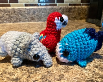 Handgemachte häkeln Mini Tiere