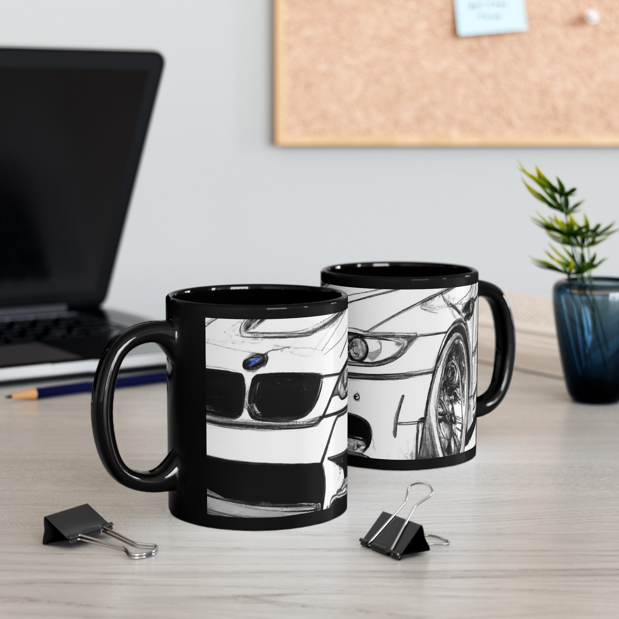 Bmw Accent Coffee Mug, BMW 11oz (Two-Tone Coffee Mug, 11oz (Shipping From  Usa)