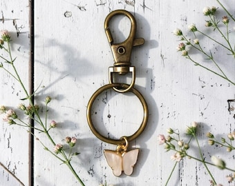 Butterfly Keychain or Bag Charm, Nature Inspired Gifts