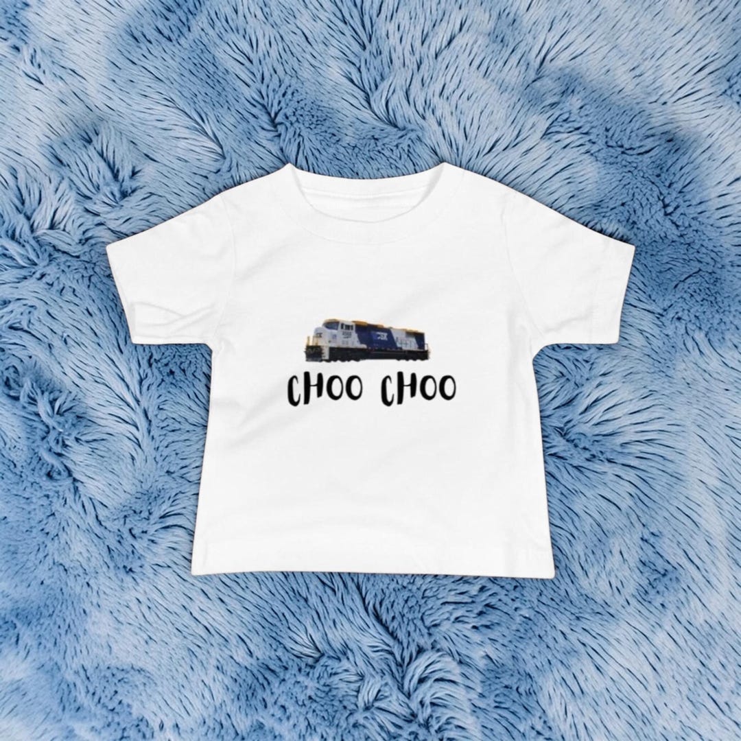 CSX Train Choo Choo Baby Short Sleeve Tee | Railroad Infant Shirt ...