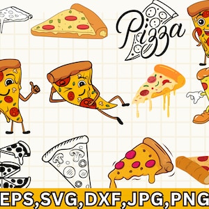Pizza svg\ food svg\ pepperoni svg\ pizza chef svg\ pizza making\ pizza slice svg\ clipart\ decal\ stencil\ vinyl\ cut file\ silhouette