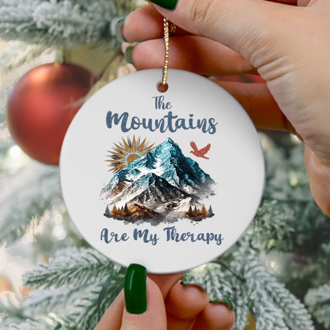 APPALACHIA CHRISTMAS ORNAMENT, Mountain Adventurer Gift, Christmas Tree