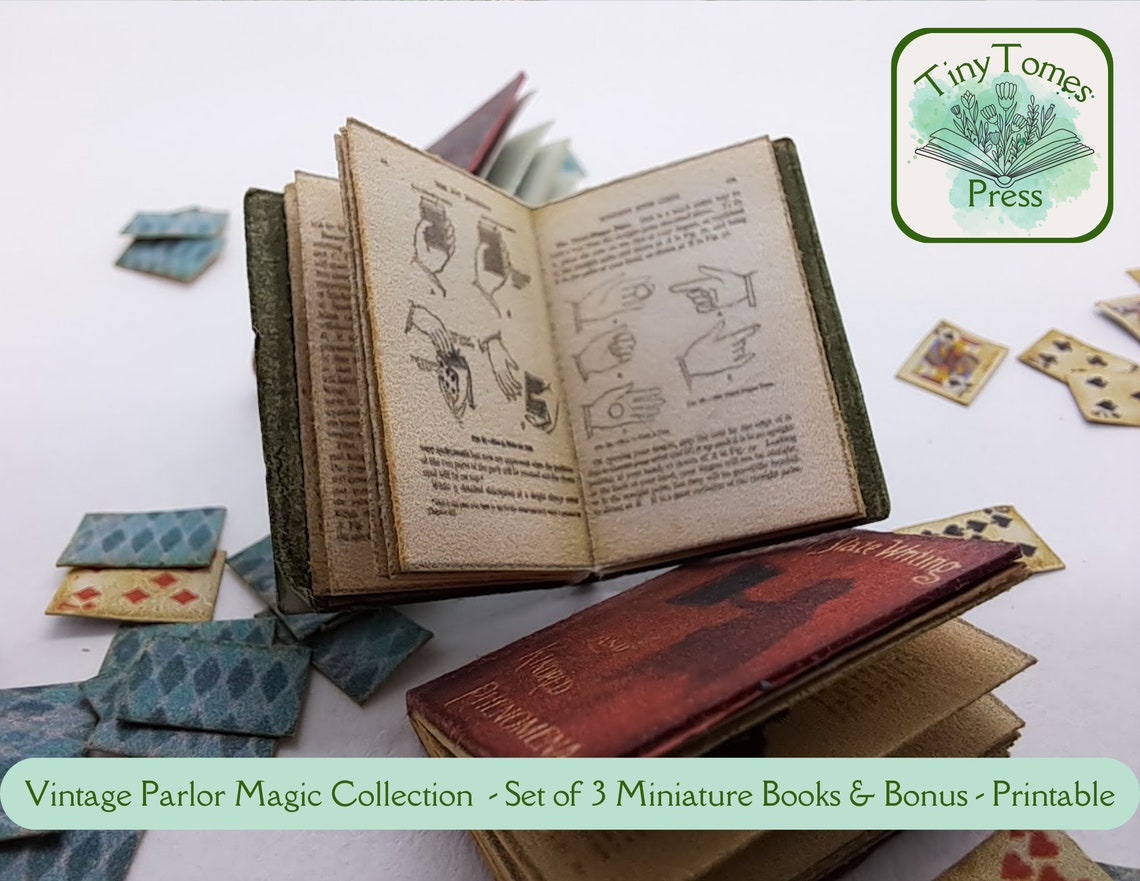 Parlor Card Collection Miniature Vintage Parlor Magic Book Collection - Digital Download - Set ...