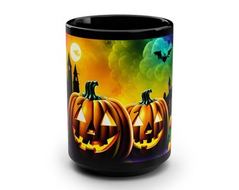 Haunted Harvest: Halloween Night Coffee Mug