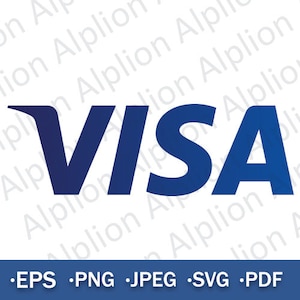 Visa, Visa SVG, Visa PNG, Logotipo de Visa, Visa cutfile, Visa cricut, Visa Clipart, Visa svg