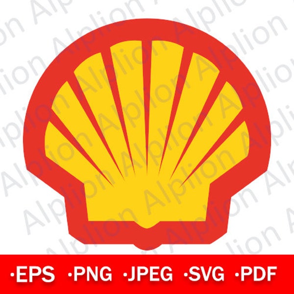 Shell, Shell SVG, Shell PNG, Shell-logo, Shell-cutfile, Shell cricut, Shell Clipart, Shell-svg
