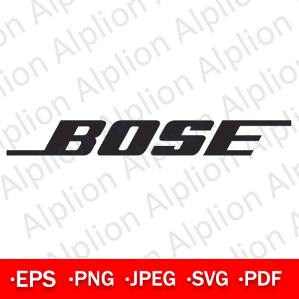 bose, bose SVG, bose PNG, bose logo,bose cutfile,bose cricut, bose Clipart,bose svg, bose digital, bose logo vector, Bose Logo Silhoutte