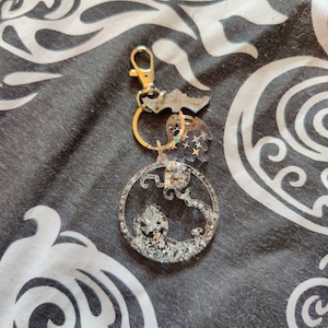 Halloween pumpkin keychain