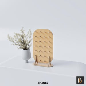 Panneau perforé modulaire | Emballage plat | Présentoir de vente au détail | Stand du vendeur | Pliable | Portable | Marché | Conception de baie de pin